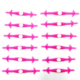 Elastic Silicone Sneakers Sports Basketball Round Shoelace