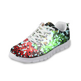 FORUDESIGNS Women Rainbow Printed Sneakers