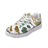 FORUDESIGNS Women Rainbow Printed Sneakers