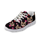 FORUDESIGNS Women Rainbow Printed Sneakers