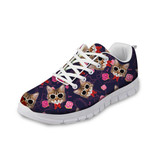 FORUDESIGNS Women Rainbow Printed Sneakers