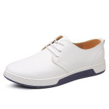 Merkmak Brand Summer Men Leather Casual Shoes