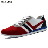 New 2019 Spring Autumn Fashion Canvas Lace-up Men Shoes