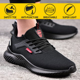 Work Safety Shoes Anti-Smashing Steel Toe Puncture Proof Sneakers Boots for Men