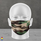 CAMO FACE MASK