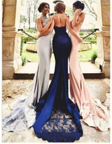 Long Lace Off Shoulder  Mermaid Sexy Elegant Wedding Party Bridesmaid Dress , PD0012 Long Lace Off Shoulder  Mermaid Sexy Elegant Wedding Party Bridesmaid Dress , PD0012