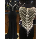 Beaded Sparkly Gorgeous Black Charming Prom Gown Dresses. PD00259 Beaded Sparkly Gorgeous Black Charming Prom Gown Dresses. PD00259