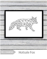 Geometric Deer Head Canvas Art Print Poster, Wall Pictures for Home Decoration, Wall decor FA221-9