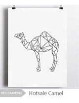 Geometric Elephant Canvas Art Print Painting Poster, Wall Pictures for Home Decoration, Wall Art decor FA221-13