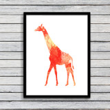 Vintage Giraffe Canvas Art Print Painting Poster, Wall Pictures For Home Decoration wall art decor,FA240