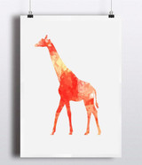 Vintage Giraffe Canvas Art Print Painting Poster, Wall Pictures For Home Decoration wall art decor,FA240