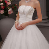 HOT Free shipping white princess wedding dress 2015 plus size fashionable cheap dresses wedding gown Vestidos De Novia Y219