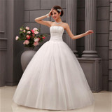 HOT Free shipping white princess wedding dress 2015 plus size fashionable cheap dresses wedding gown Vestidos De Novia Y219