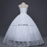 Free shipping 2015 cheap price under 50 wedding dresses design white wedding gown fashion wedding dress Vestidos De Novia HS131