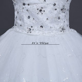 Free shipping 2015 cheap price under 50 wedding dresses design white wedding gown fashion wedding dress Vestidos De Novia HS131