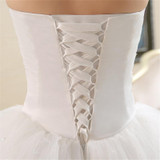Free shipping 2015 cheap price under 50 wedding dresses design white wedding gown fashion wedding dress Vestidos De Novia HS131
