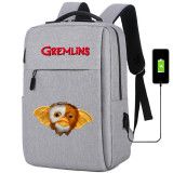 Gremlins Gizmo usb charging canvas business Backpack