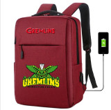 Gremlins Gizmo usb charging canvas business Backpack