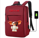 Gremlins Gizmo usb charging canvas business Backpack