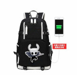 PS4 Game Hollow Knight The Knight USB Charging Backpack