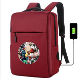 ONE PUNCH MAN usb charging canvas Backpack