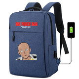 ONE PUNCH MAN usb charging canvas Backpack