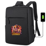 Avengers Infinity War printing usb charging canvas Backpack