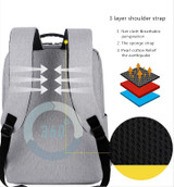 Avengers Infinity War printing usb charging canvas Backpack