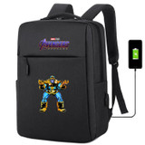 Avengers Infinity War printing usb charging canvas Backpack