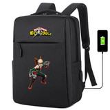 My Hero Academia usb charging canvas Backpack