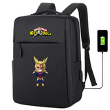 My Hero Academia usb charging canvas Backpack