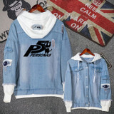 PERSONA 5 Anime Jeans hoodie Coat
