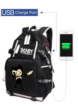 Dabbing Ink Machine bendy Backpack students USB Charge