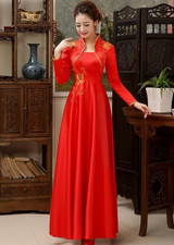 Vintage Traditional Chinese long style qipao Dresses