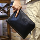 Fashion Men's Wallet PU Leather High quality Zipper Business Purses Clutch Bag