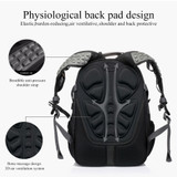 Multifunction Rucksack Waterproof Oxford Black Computer Backpacks