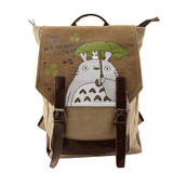 Anime My Neighbor Totoro Canvas Backpack