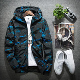 Casual Camouflage Hoodie Jacket
