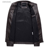 Causal Leather Long Sleeve Winter Thick Pocket Jackets