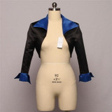 2018 High Quality Stain 3/4 Sleeve Bolero Wedding Bridal Bolero White/Blue Jacket Bridal Coat Wraps Jacket Mariage