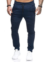 Emboss Striped Joggers
