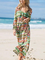 Printed Bohemia Maxi Dress