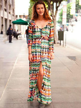 Printed Bohemia Maxi Dress