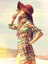 Printed Bohemia Maxi Dress