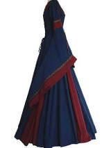 Vintage Medieval Flare Sleeves Maxi Dresses