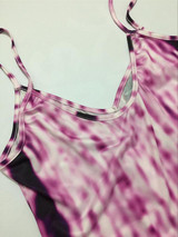 Attractive Printing  Bohemia Spaghetti Straps Deep V Neck Backless Beach Maxi Dress