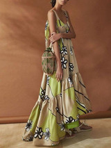 Bohemia Backless Backless Maxi Dress
