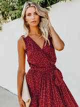 Bohemia Belted Sleeveless Maxi Dress