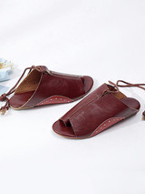 Summer New Bandage Open Toe Sandals Shoes