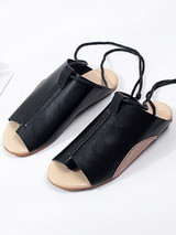 Summer New Bandage Open Toe Sandals Shoes